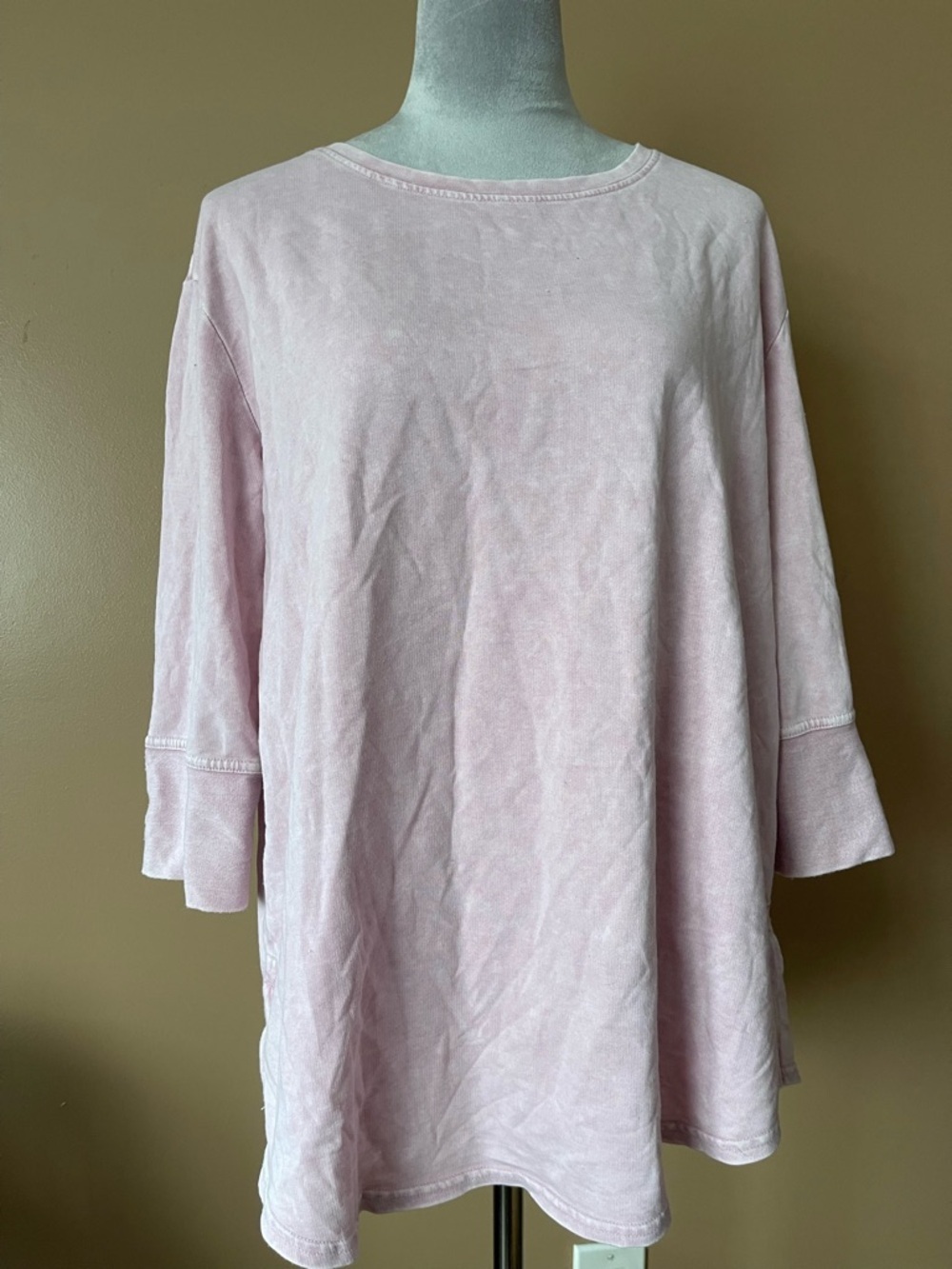Jane & Delancey Light Pink Women's Tunic Top size medium new